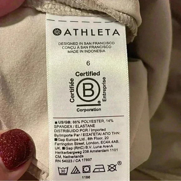 Athleta Sz 6 Brooklyn Heights High Rise Jogger, Sand Color Pants Joggers EUC - Picture 6 of 8